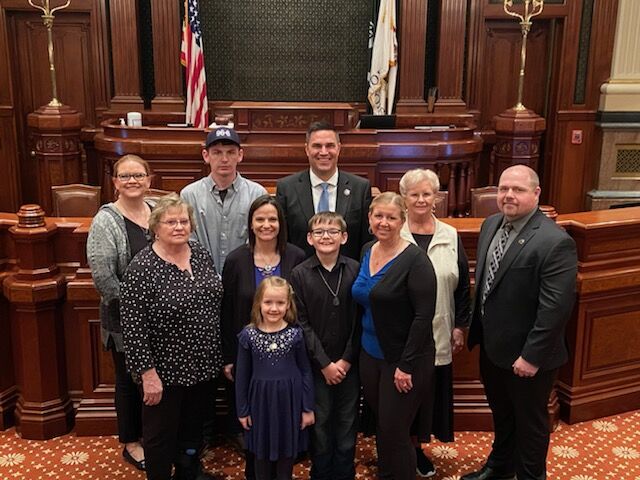Deputy Riley's Family at State Capitol